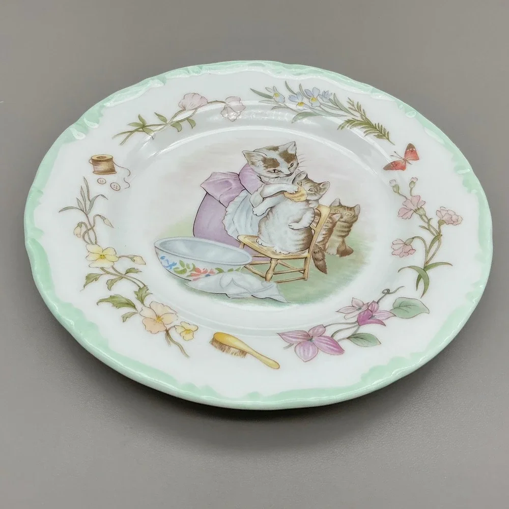 Royal Albert Beatrix Potter Tom Kitten Teatime Collection Bone China Plate 1986